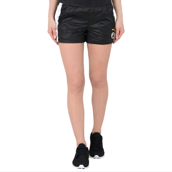 FENTY PUMA By RIHANNA Sports Shorts Size XS Contrast Side Stripes Poppers - Picture 4 of 4